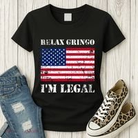 Relax Gringo Im Legal New Citizen Immigration Gift Women's T-Shirt thumb 3