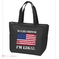 Relax Gringo Im Legal New Citizen Immigration Gift Tote Bag thumb 3
