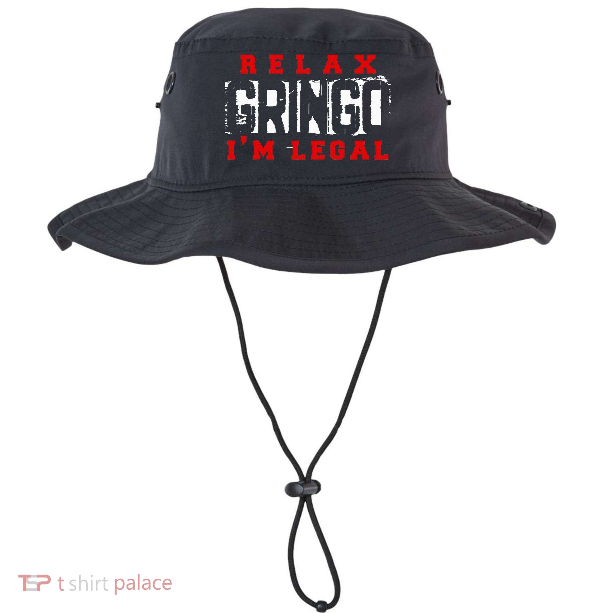 Relax Gringo IM Legal Funny Mexican Immigrant Bucket Hat