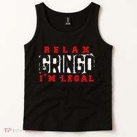Relax Gringo IM Legal Funny Mexican Immigrant Tank Top thumb 2