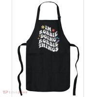 Retro Groovy Im Robbie Doing Robbie Things Funny MotherS Apron thumb 0