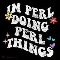 Retro Groovy Im Perl Doing Perl Things Funny MotherS Day Coffee Mug thumb 5