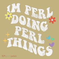 Retro Groovy Im Perl Doing Perl Things Funny MotherS Day Mousepad thumb 1