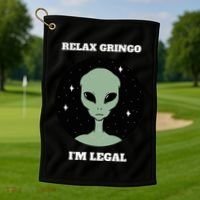 Relax Gringo IM Legal Golf Towel thumb 1