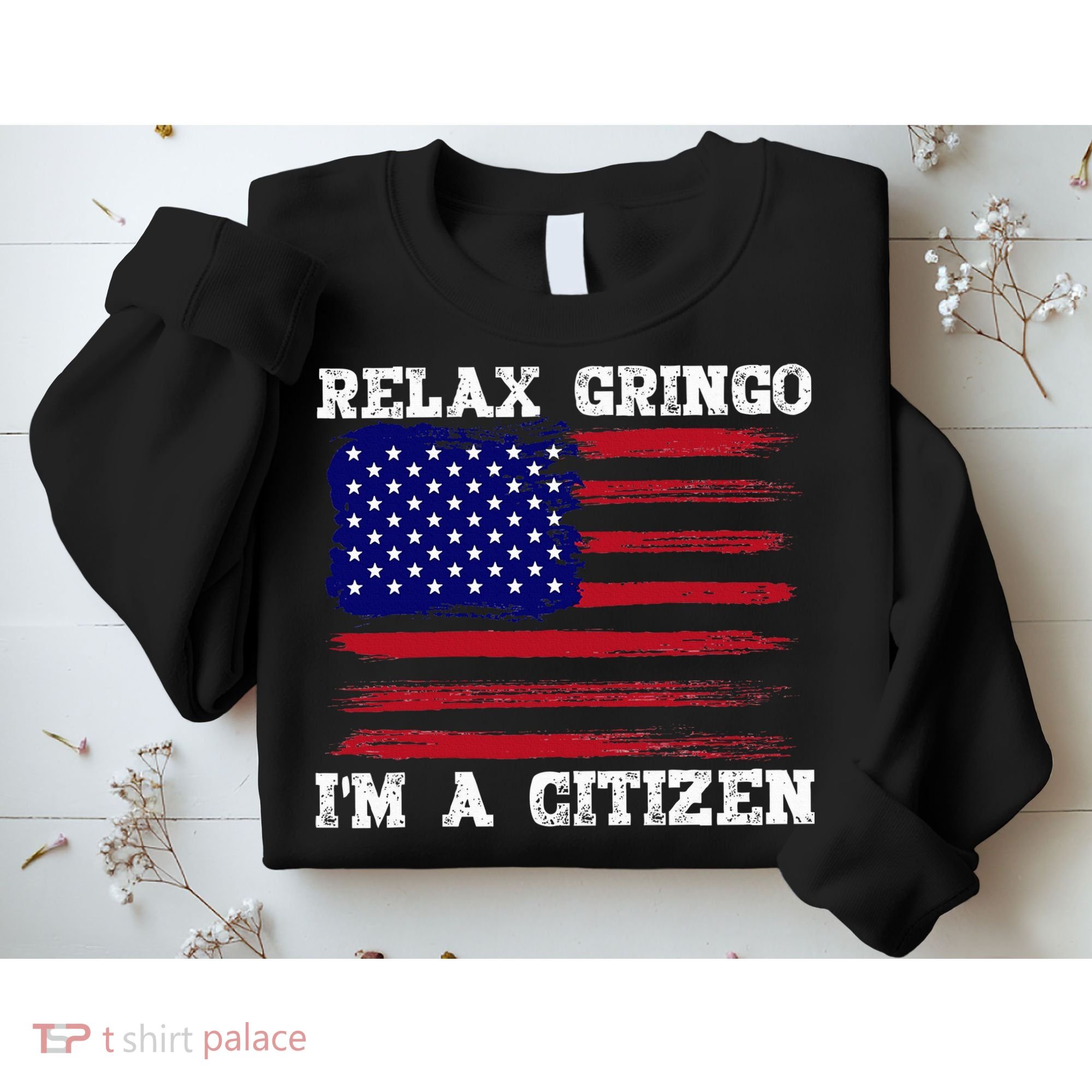 Relax Gringo IM A Usa Citizen Funny Sweatshirt