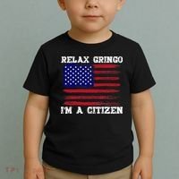 Relax Gringo IM A Usa Citizen Funny Toddler T-Shirt thumb 2