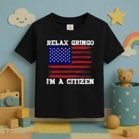 Relax Gringo IM A Usa Citizen Funny Toddler T-Shirt thumb 3