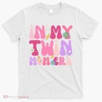Retro Groovy In My Twin Mom Era Happy Mothers Day T-Shirt thumb 0