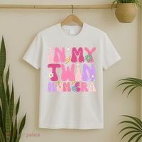 Retro Groovy In My Twin Mom Era Happy Mothers Day T-Shirt thumb 2