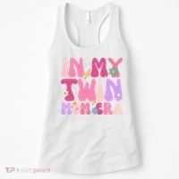 Retro Groovy In My Twin Mom Era Happy Mothers Day Women's Tank Top thumb 0