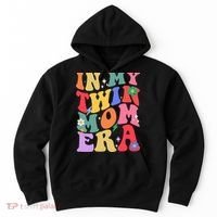 Retro Groovy In My Twin Mom Era Happy Mothers Day Hoodie thumb 0