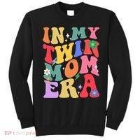 Retro Groovy In My Twin Mom Era Happy Mothers Day Sweatshirt thumb 0