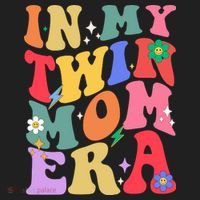Retro Groovy In My Twin Mom Era Happy Mothers Day Beanie thumb 2