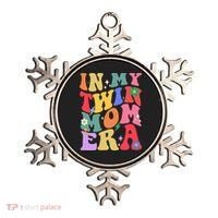 Retro Groovy In My Twin Mom Era Happy Mothers Day Ornament thumb 0