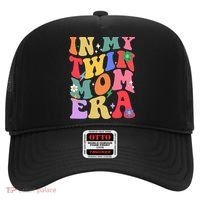 Retro Groovy In My Twin Mom Era Happy Mothers Day Hat thumb 0