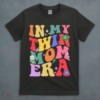 Retro Groovy In My Twin Mom Era Happy Mothers Day T-Shirt thumb 4