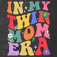 Retro Groovy In My Twin Mom Era Happy Mothers Day Women's Hoodie thumb 2