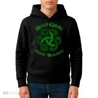 Reel Girls Irish Dance For Irish Dancers Kids Hoodie thumb 4