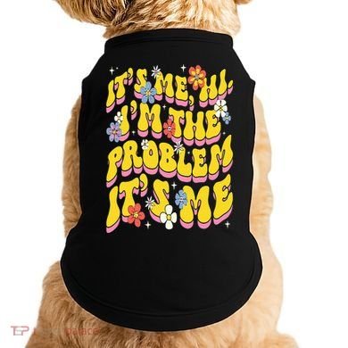 Retro Groovy Its Me Hi I'm The Problem Doggie Tank