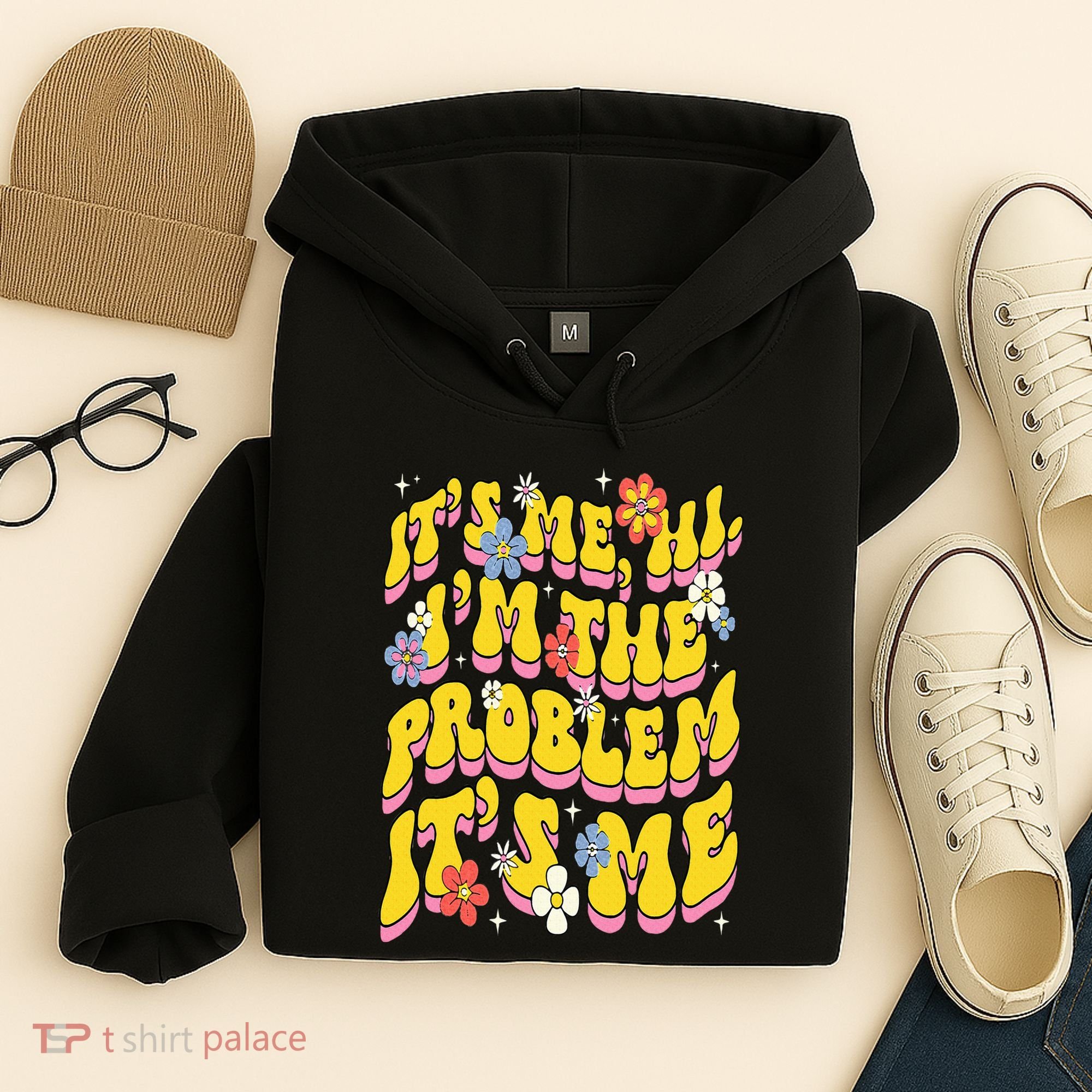 Retro Groovy Its Me Hi I'm The Problem Hoodie