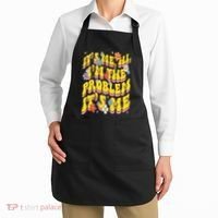 Retro Groovy Its Me Hi I'm The Problem Apron thumb 2