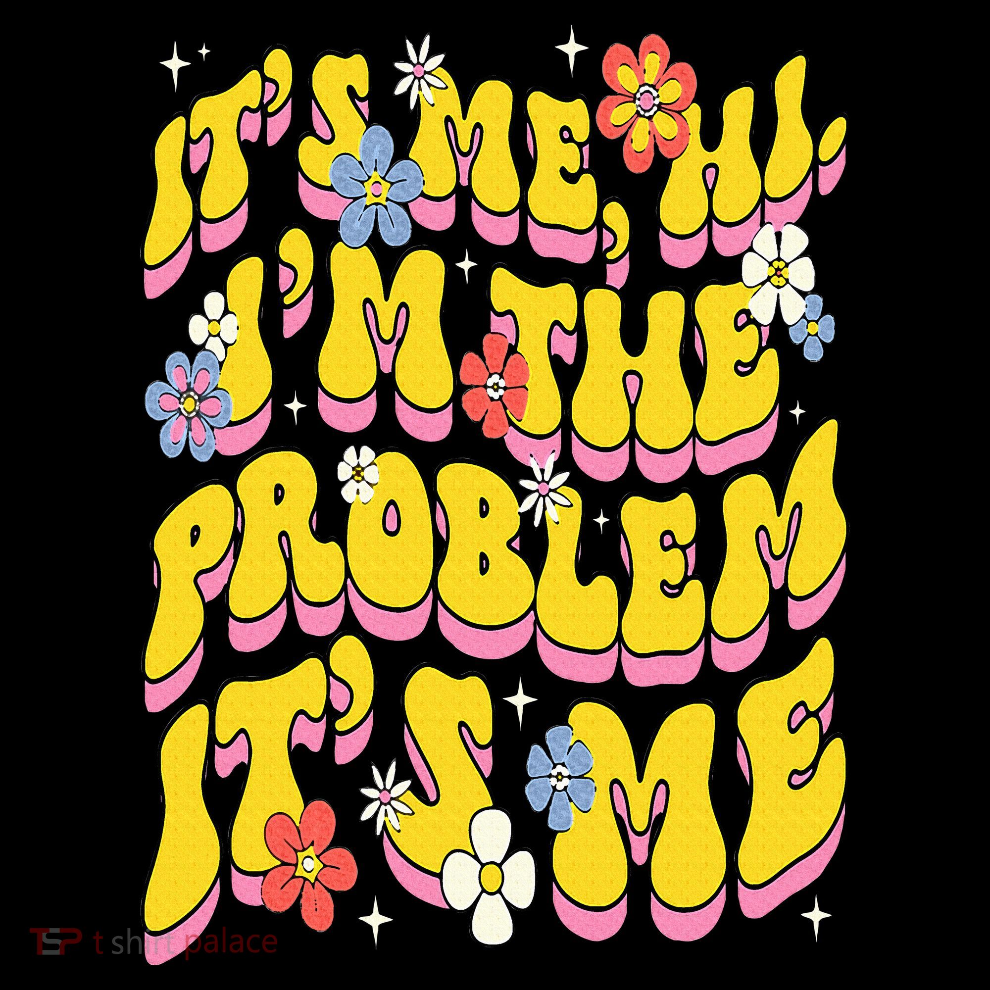 Retro Groovy Its Me Hi I'm The Problem Apron