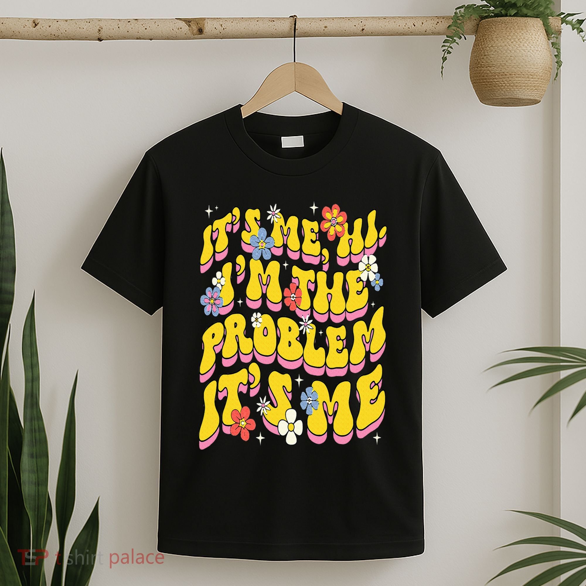 Retro Groovy Its Me Hi I'm The Problem T-Shirt