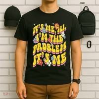 Retro Groovy Its Me Hi I'm The Problem T-Shirt thumb 6