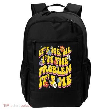 Retro Groovy Its Me Hi I'm The Problem Backpack