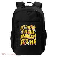 Retro Groovy Its Me Hi I'm The Problem Backpack thumb 0