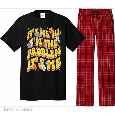 Retro Groovy Its Me Hi I'm The Problem Pajama Set