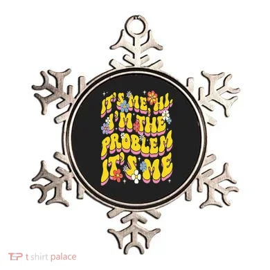 Retro Groovy Its Me Hi I'm The Problem Ornament