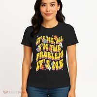 Retro Groovy Its Me Hi I'm The Problem Women's T-Shirt thumb 4