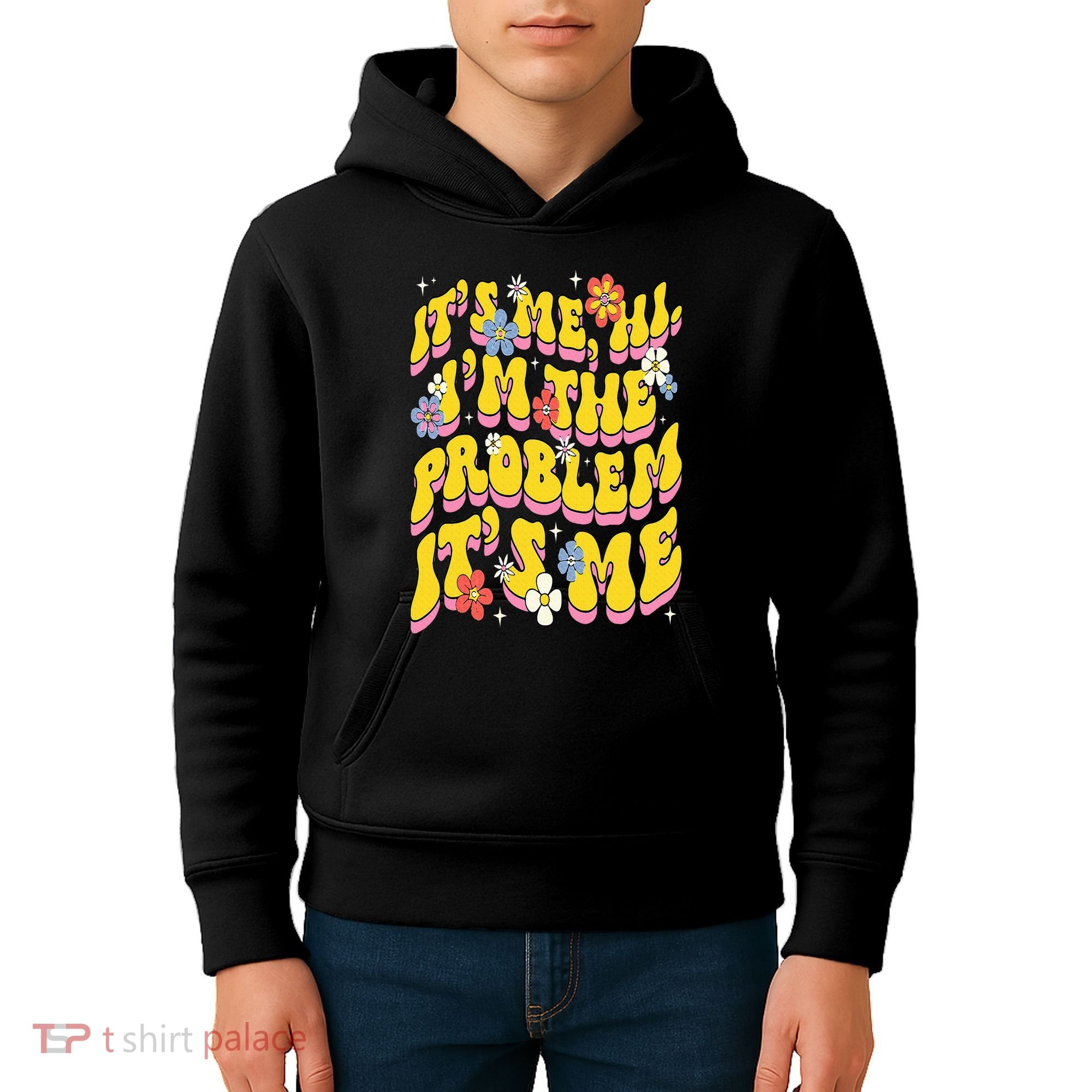 Retro Groovy Its Me Hi I'm The Problem Kids Hoodie