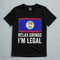 Relax Gringo IM Legal Belize Belizean Immigrant T-Shirt thumb 5