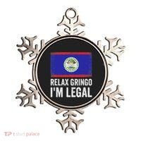 Relax Gringo IM Legal Belize Belizean Immigrant Ornament thumb 0