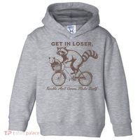 Raccoon Get In Loser Trouble Aint Gonna Make Itself Toddler Hoodie thumb 0