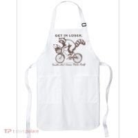Raccoon Get In Loser Trouble Aint Gonna Make Itself Apron thumb 0
