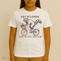 Raccoon Get In Loser Trouble Aint Gonna Make Itself T-Shirt thumb 4