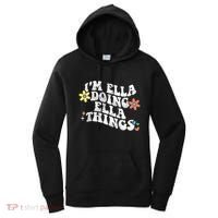 Retro Groovy Im Ella Doing Ella Things Women's Hoodie thumb 0