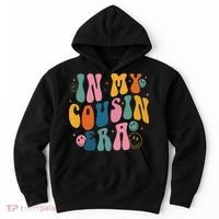 Retro Groovy In My Cousin Era, Funny Cool Cousin Hoodie thumb 0