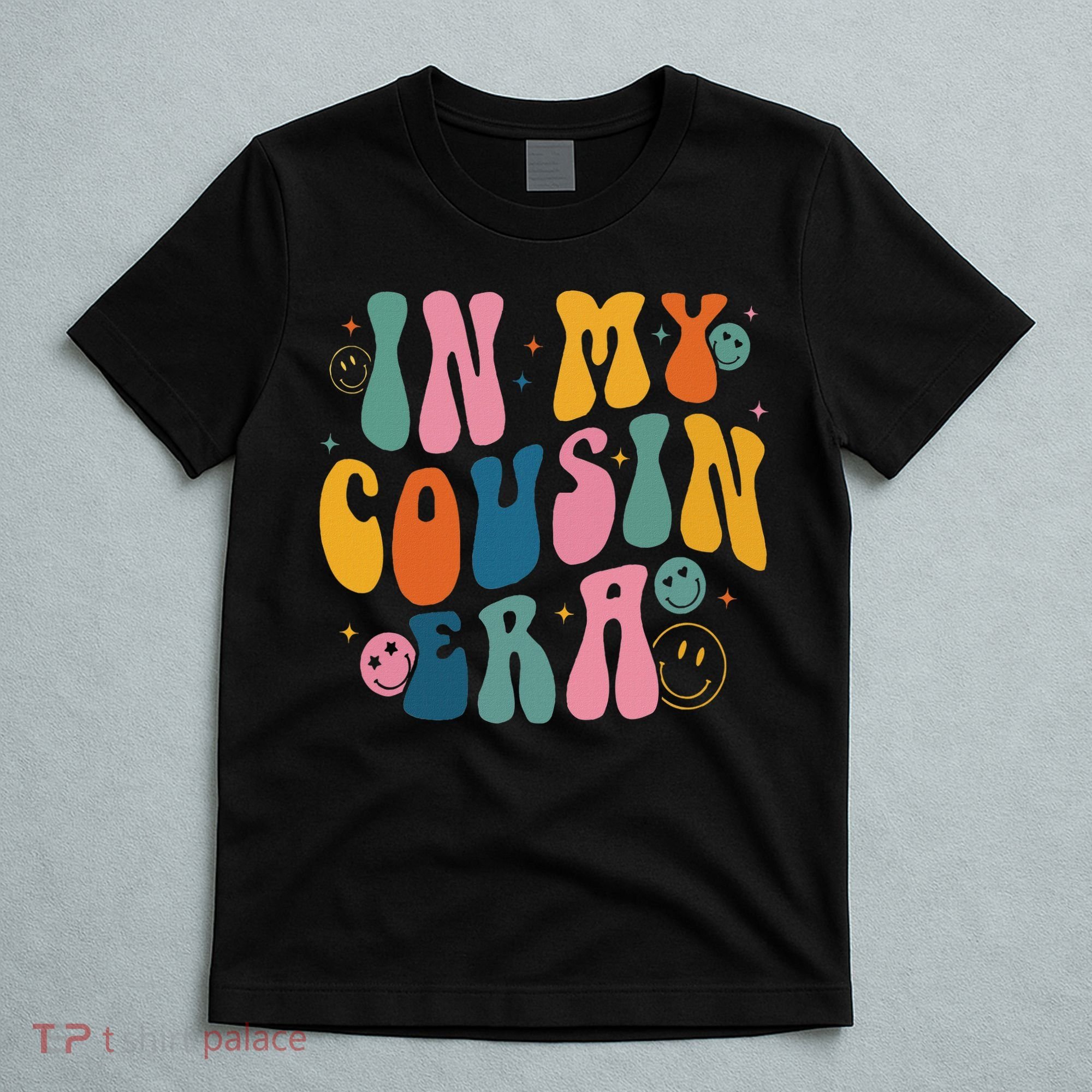 Retro Groovy In My Cousin Era, Funny Cool Cousin T-Shirt