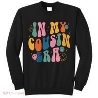 Retro Groovy In My Cousin Era, Funny Cool Cousin Tall Sweatshirt thumb 0