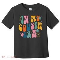 Retro Groovy In My Cousin Era, Funny Cool Cousin Toddler T-Shirt thumb 0