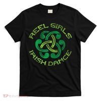 Reel Girl Irish Dance St Patricks Day Ceili Dancer Girl T-Shirt thumb 0
