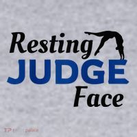 Resting Gymnastics Judge Face Raglan Baseball Women's Sweatshirt thumb 2