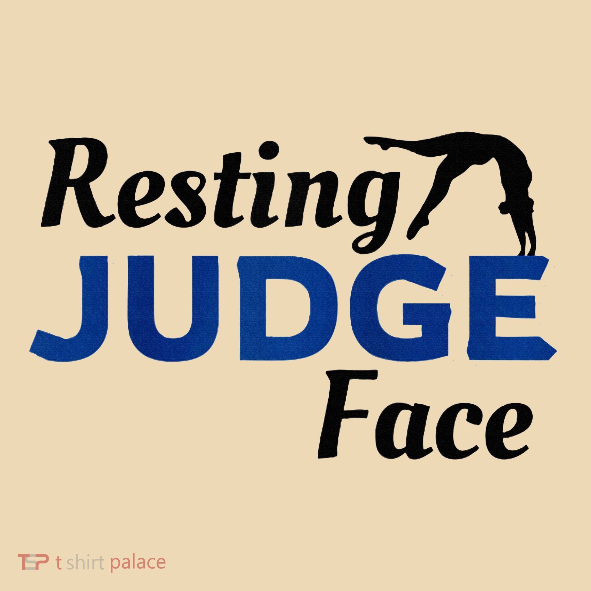 Resting Gymnastics Judge Face Raglan Baseball Tote Bag