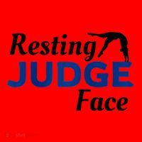 Resting Gymnastics Judge Face Raglan Baseball Santa Hat thumb 1