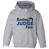 Resting Gymnastics Judge Face Raglan Baseball Toddler Hoodie thumb 0