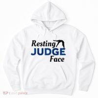 Resting Gymnastics Judge Face Raglan Baseball Hoodie thumb 0